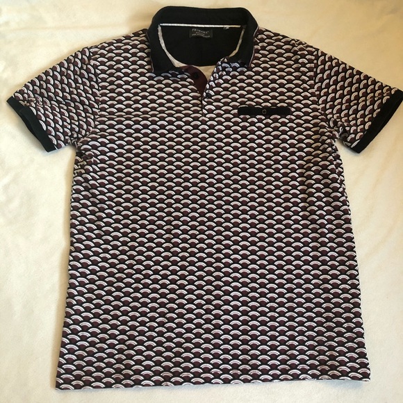 primark black polo